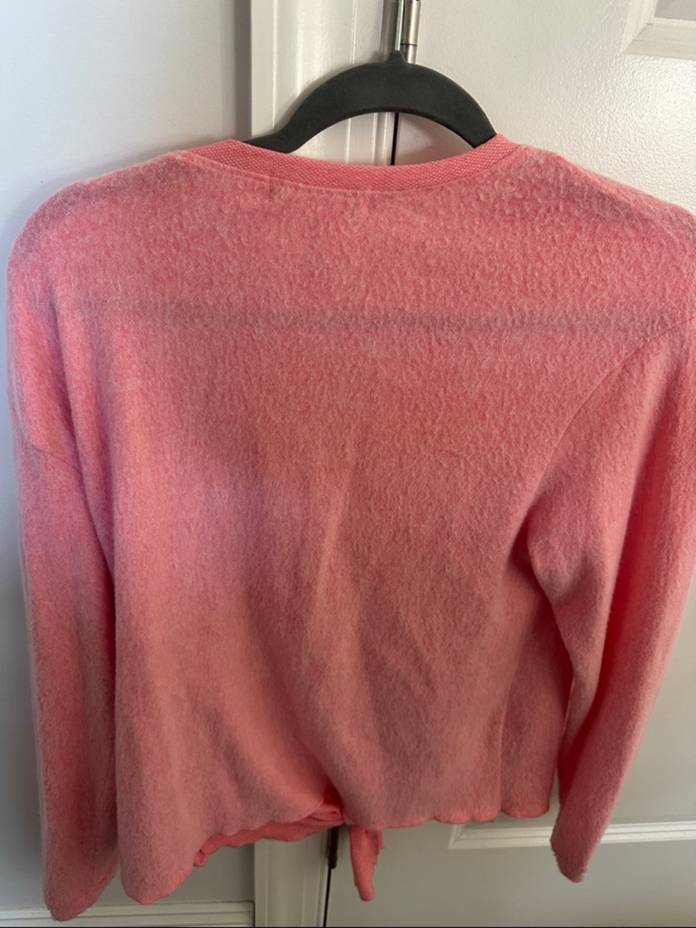 Eri & Ali NWT M Soft Pink Tie Women’s Sweater - Picture 6 of 7